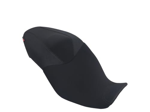 Moto Discovery Sitzbankbezug kompatibel mit BMW S1000XR 2020-2022 schwarz mit schwarzen Nähten (NUR kompatibel mit der originalen Low-Sitzbank)