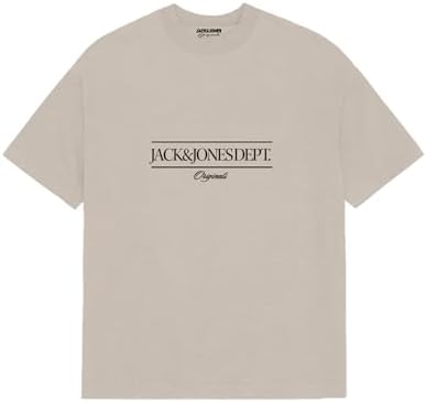 Jack & Jones Mens Kean Tee Crew Neck Short Sleeve Regular Fit T-Shirt Jack & Jones Mens Kean Tee Crew Neck Short Sleeve Regular Fit T-Shirt