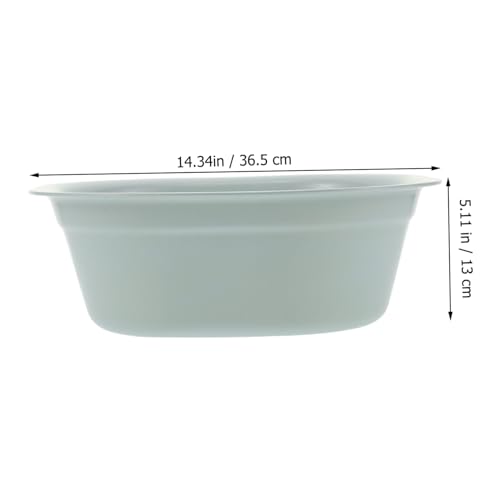 Lavabo cuadrado azul resistente con plástico grueso multifuncional 3