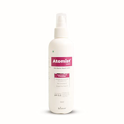Atomist Skin Barrier Repair Lotion (150gm / 5.02 Oz) | Enriched with Ceramides, Oat, Lipids, and GLA | Restores & Protects Skin Barrier for Smooth, Hydrated