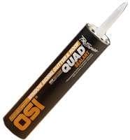 OSI 24011-000-4 Pro-Series Quad Caulk, 10.2 oz Cartridge, Clear (Pack of 12)