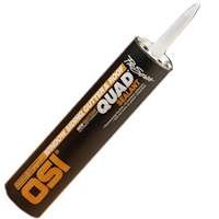 OSI 24011-000-4 Pro-Series Quad Caulk, 10.2 oz Cartridge, Clear (Pack of 12)