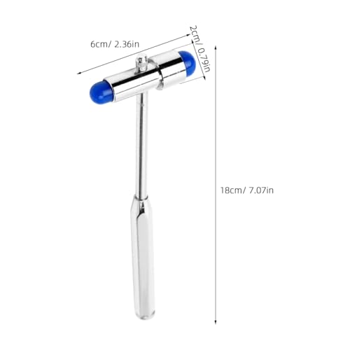ULTECHNOVO Multifunktions-Doppelkopf Reflexhammer Mit Nadel Und Bürste Medizinischer Schlagreflexhammer Mit Edelstahlgriff 7.09X2.36X0.79In Für Präzise Sehnenpercussion Und Neurologische Diagnostik