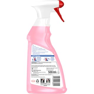 Sidolin Streifenfrei All in 1 Kirschblüte (10 × 500 ml), Glasreiniger für langanhaltenden, streifenfreien Glanz & Schutz, Fensterreiniger mit floralem Duft & Bio-Alkohol, aus 100% recyceltem Plastik
