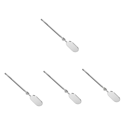 Gatuida 4pcs Portable Mechanics Mirror Telescoping Inspection Tool Electricians Tool Industrial Mirror Extendable