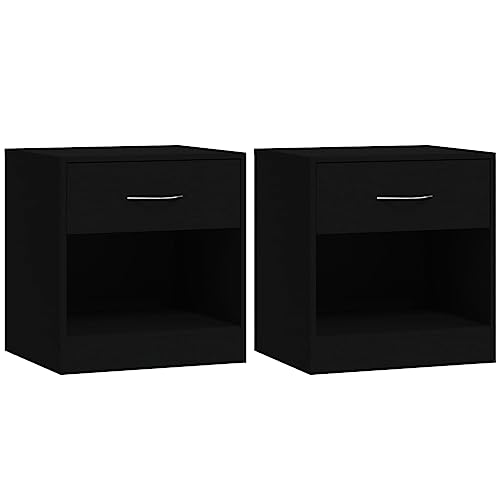 VidaXL 2X Mesitas de Noche con Cajón Mesilla