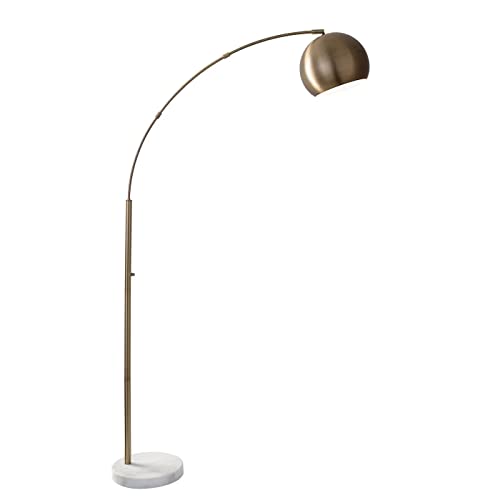 Adesso 5170-21 Astoria Arc Lamp, 78 in., 100W Incandescent/26W CFL, Antique Brass Finish, 1 Floor Lamp #1