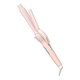 【2024新登場】 DAILYLIVE ヘアアイロン カール コテ カールヘアアイロン カールアイロン 前髪 ポータブル マイナスイオン 自動OFF 火傷防止 プロ仕様210℃ 140/160/180/200/210℃ 五段階温度設定 耐熱 セラミックコーティング 急速加熱 操作やすい 日本語説明書付き (25mm, Pink)