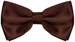 Burlet Bow Tie - Brown Bow Tie - Bow Tie For Men - Bowtie Men - Silk Look
