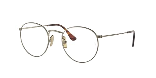 Image of Ray-Ban Unisex Rx8247v Round Titanium Round Prescription Eyewear Frames