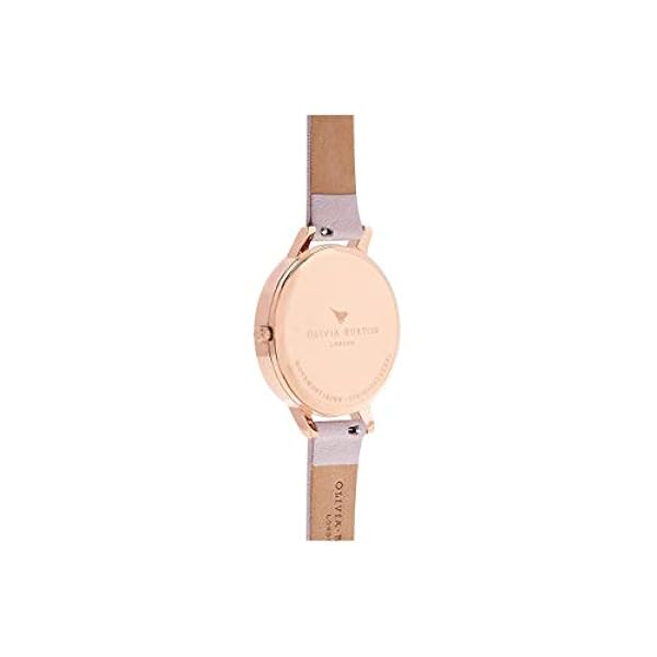 Olivia Burton Dam analog kvarts armbandsur med läderarmband