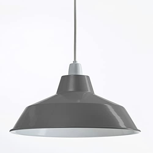 Gmuk Home Retro Grau Hängelampenschirm Deckenleuchte