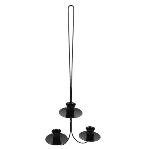 Soporte para velas Beavorty multifuncional de pared con estructura resistente de hierro 2