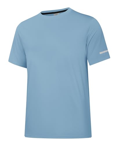 Rash Guard Homme UPF 50+ T-Shirt Court Maillot de Bain UV