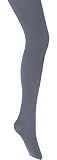 Mysasi London Medias opacas de 100 denier para mujer, Mediados Gris, XL Grande