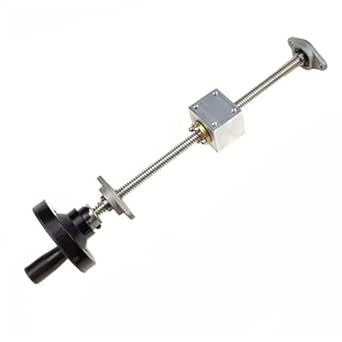 Screw Pitch T8 Stepper Motor Driving Trapezoidal Rod 2mm Pitch 8mm Lead T8 Lead Screw Rod With Brass Nut Thread Lead Screw Shaft Nut (Color