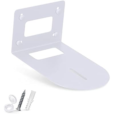 PTZ Camera Wall Mount Bracket Compatible with HuddleCam, Sony, AVIPAS, SMTAV, FOMAKO, PRISUAL & More, Universal Holder Shelf, by Brainwavz (White)