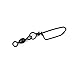 Billfisher Stainless Snap Swivels | Black Oxidized Finish | Durable Stainless Construction | Fishing Accessories