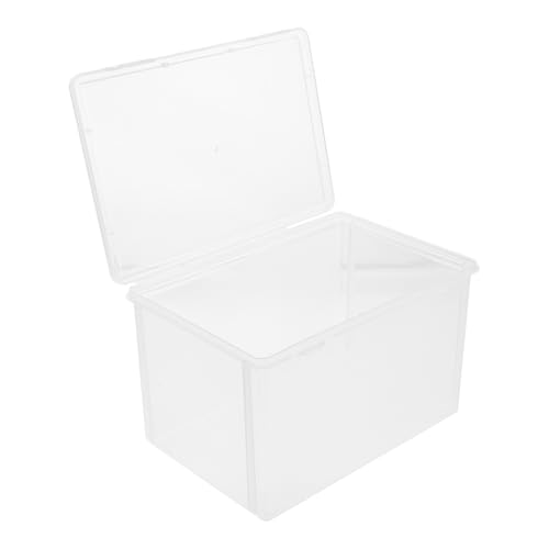 DOITOOL Airtight Fresh Box 8.3 Inch Clear Plastic Food Storage Container with Lid for Bread Pastry Sandwiches Bagels Cookies on Kitchen Countertop