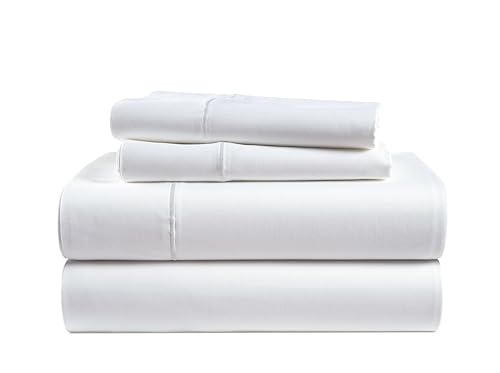 100% Egyptian Cotton Sheets Queen Size - Naturally Cooling &