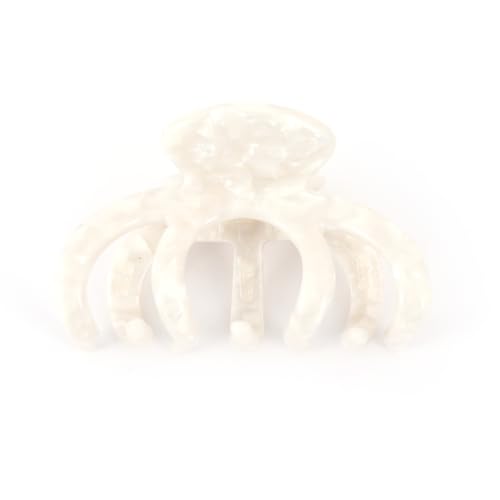 White No-slip Good High Grasp Hair Claw Clip Big Acetate Hair Claw 1 Piece