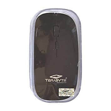 Image of World Shopper Terabyte Ultra Slim Wireless Mouse with Nano Receiver for Pc Laptop Desktop and Tablet (Black)