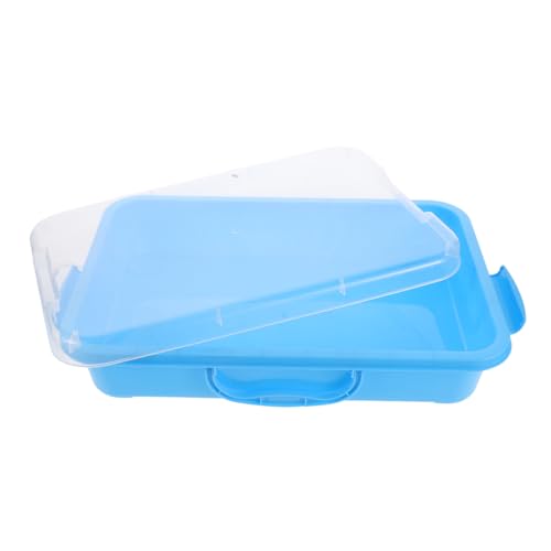 TOYANDONA Bandeja De Arenero con Tapa para Construcción Equipo De Seguro para Preescolares Diversión