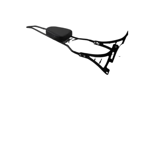 Support porte-bagages moto et dossier passager noir pour Sportster XL883 XL1200