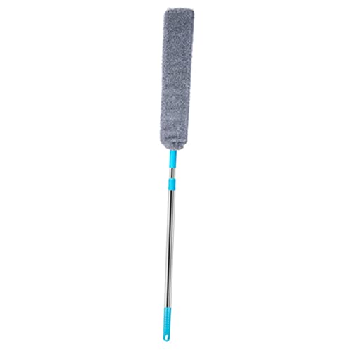 Sosoport Long Handle Duster Tool for Home Cleaning Under Cabinet Dust Sweeper for Hard to Reach Areas Safe Soft Microfiber Cloth for Sofas Tables Blinds and More
