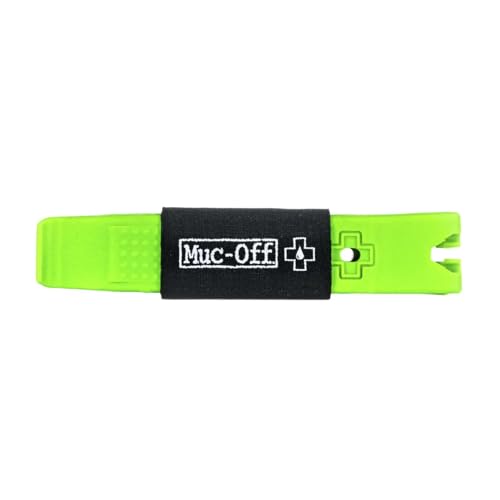 Muc-Off Rim Stix Palanca de Bicicleta, Verde - 2x Palancas de Neumático de Bicicleta para Reparación de Pinchazos Sin Complicaciones - Plástico Ergonómico, Fácil de Usar, No Daña Ruedas ni Llantas