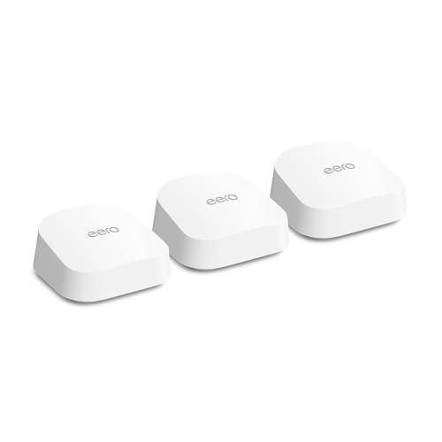 Amazon eero 7 dual-band mesh Wi-Fi 7 router (newest model) - Supports internet plans up to 2.5 Gbps,...