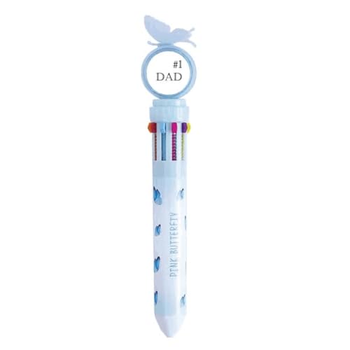 Stylo à bille rétractable multicolore No.1 Dad écriture fluide