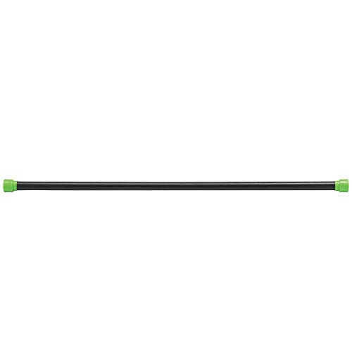 Body-Solid Rubber Padded Weighted Bar - Stretching Weight Exercise Bars for Physical Therapy, Body Toning, Aerobics, Yoga, Pilates