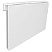 vidaXL Mesa Plegable de Pared Blanca 100x60 cm Mesita Auxiliar Abatilble Muro