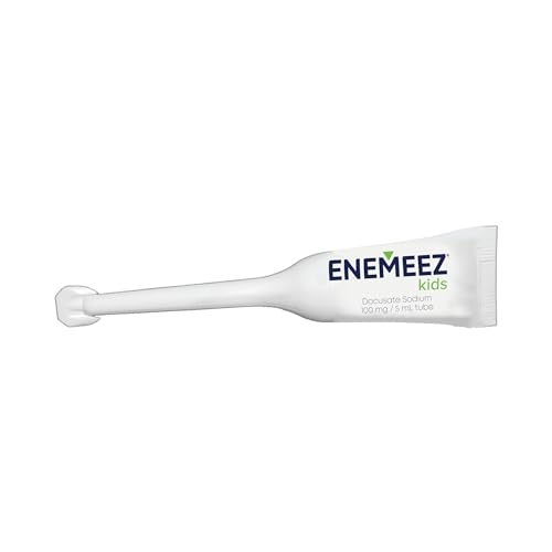 Image of DocuSol Enemeez Kids Enema - Constipation Relief For Kids, Docusate Sodium Stool Softener, Fast-Acting, 5 Single-Use Disposable Tubes