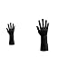 Male Hand Model Vinyl Display Prop for Watches Rings Photography and Industrial Glove Testing