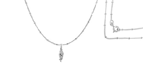 Pendentif sirène en argent sterling 925 médaillon chic pour homme et femme