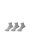[THE NORTH FACE] [ザ・ノース・フェイス] 靴下 Running Uneven Dry 3P Ankle グレーモク M