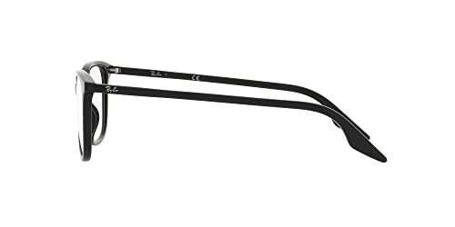 Image of Ray-Ban unisex-adult Rx5406f Low Bridge Fit Square Prescription Eyewear Frames