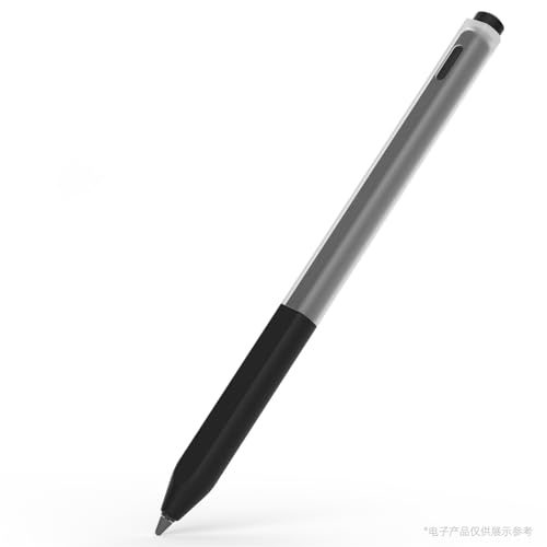 DAYJOY Silicone Sleeve Case for Lenovo Precision Pen 2/Xiaoxin stylus,Candy color Protective Skin Cover case Non-Slip Smooth Grip holder (black)