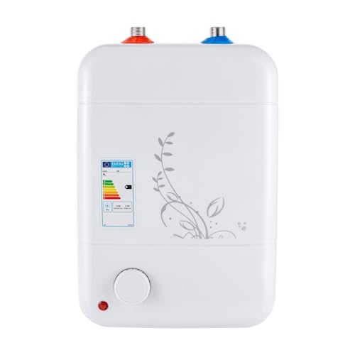 Durchlaufelektro-Warmwasserspeicher, Untertischkessel, 1500W Kleinspeicher-Warmwassergerät, Temperaturbereich 30–65°C, geeignet für Küche und Bad