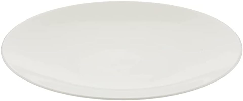 Narumi 51326-5943 Cool Coope Plate, Plate, 9.8 inches (25 cm), White, Simple, Stylish, Flat, Microwave Warm, Dishwasher Safe