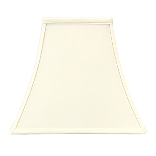 Image of Royal Designs, Inc. Regal Square Bell Lamp Shade, 5 x 10 x 9, Eggshell (BSO-715-10EG)