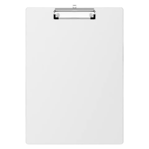 Hongri Aluminum Clipboard, Silver Clip Board, Metal Construction Clipboards with Low Profile Metal Clip, 12.5 x 9 Inch Letter Size, Office Supply, Contractor Clipboard.(Silver) Cover