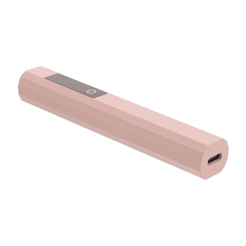 NIYANGLE lámpara de uñas lampara uñas lampara de uñas Pegatinas de uñas de gel UV lámpara de pestañas secador de uñas ultravioleta lámpara para hornear uñas AbS rosa
