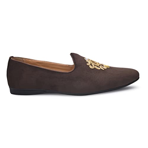 Image of San Frissco Men's Woven Design Loafer Lightweight Woven Moccasins Formal, Casual Driving Shoes for Men /Synthetic Leather /Cushioned Footbed Designed for All Seasons