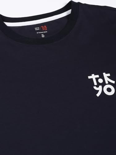 Image of Thomas Scott Men's | Graphic | Half Sleeve | Oversized Fit | Cotton Blend | Crew Collar | Casual Tshirt