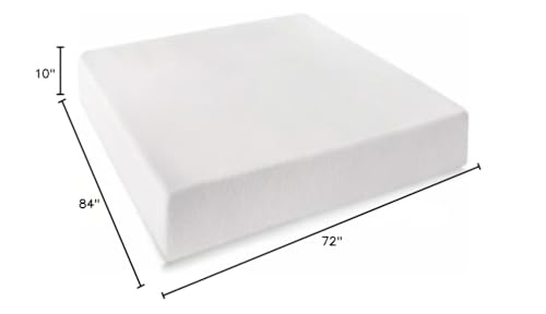 Image of Best Price Mattress 10 Inch Cal King Mattress Bed-In-A-Box, Green Tea Memory Foam
