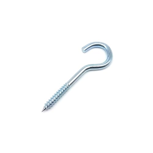 Crochets muraux à visser multicolores 55mm fixation bois zinc bleu