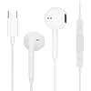 USB C Headphones for iPhone 16/15 Pro Max Plus, Type C Earbuds for iPad Pro Air Mini, for MacBook Pro Air, Earphones for Google Pixel, Samsung